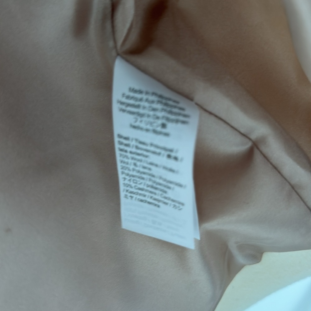 J. Crew Double Breasted Off White Coat 2 - Picture 5 of 7
